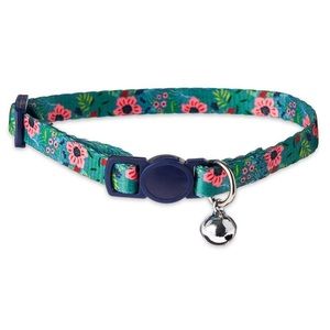 Vibrant Life Polyester & Metal Floral Fashion Cat Collar NWOT